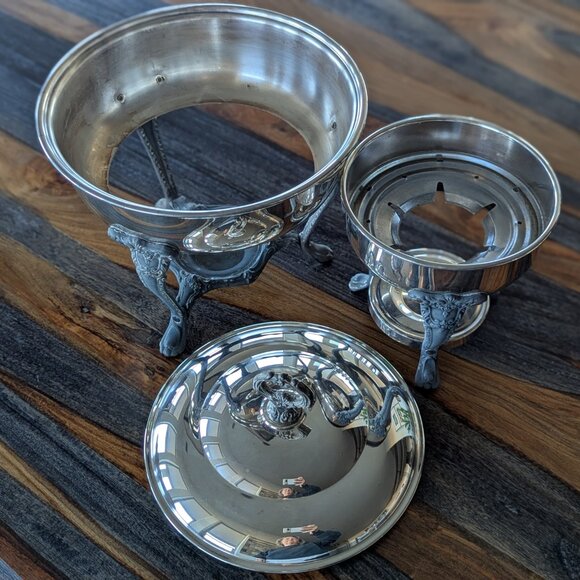 Two Silverplated Chafing Dishes. - Picture 9 of 10